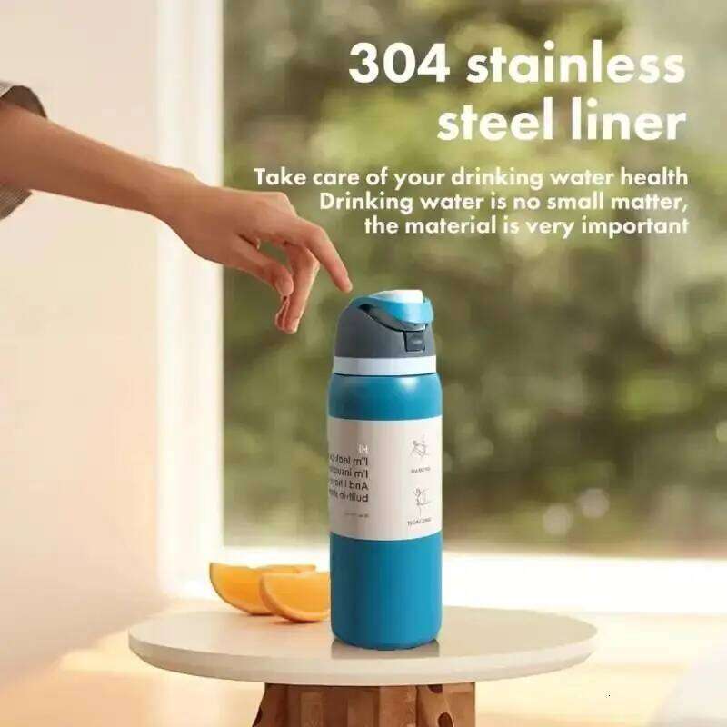 Stainless Steel Thermo Tumbler Vacuum Flask; High Quality Hot Cold Drinkware Mug; Thermal Coffee Water Bottle 26L0507 - view 4