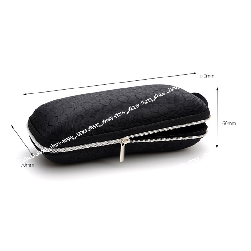 Rectangle Sunglasses Case Portable Zipper Storage Box Crush Resistance Small Hard Eye Glasses Eyewear Protector Boxes 6 Colors