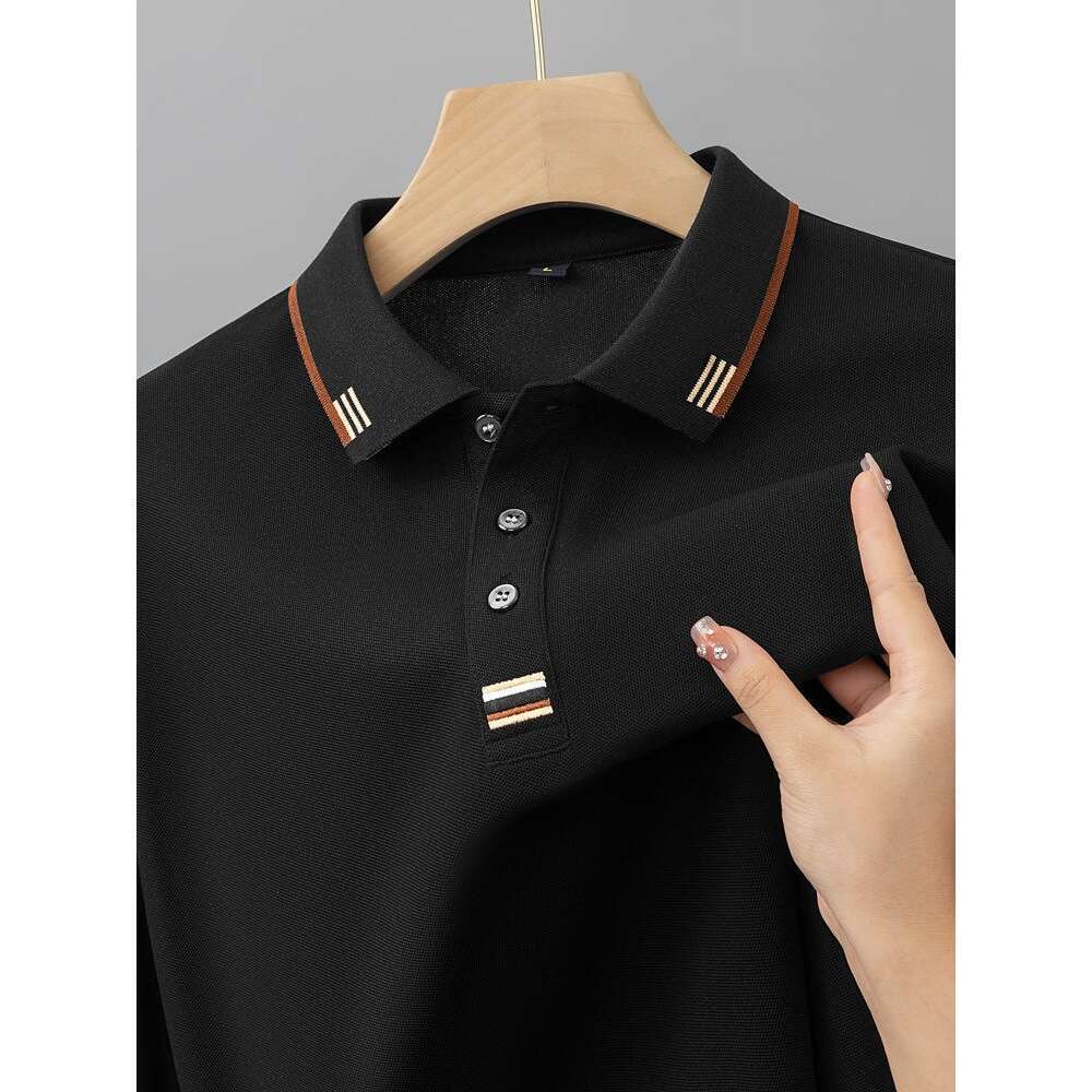 Designer 2026 Men's Short-sleeve T-shirt, New Cotton Summer Polo Shirt With A Collar, Red, Suitable For The Zodiac Year, Luxury Casual And Versat