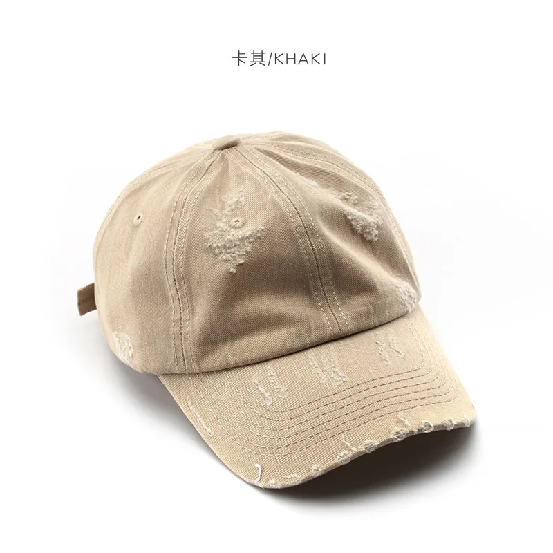 Women outdoor travel baseball cap Vintage unisex male sports hat Ripped Distressed hat Adjustable Trucker caps TL001 260507