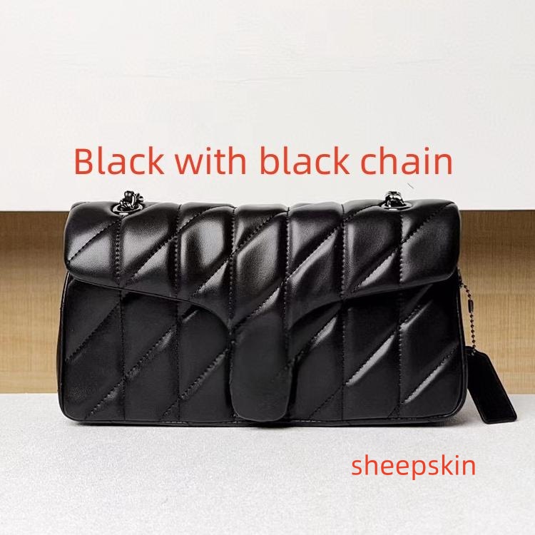 High Quality Tabby Bag Designer Shoulder Bag Genuine Sheepskin Flip Chain Cowhide Version Classic Crossbody Bag