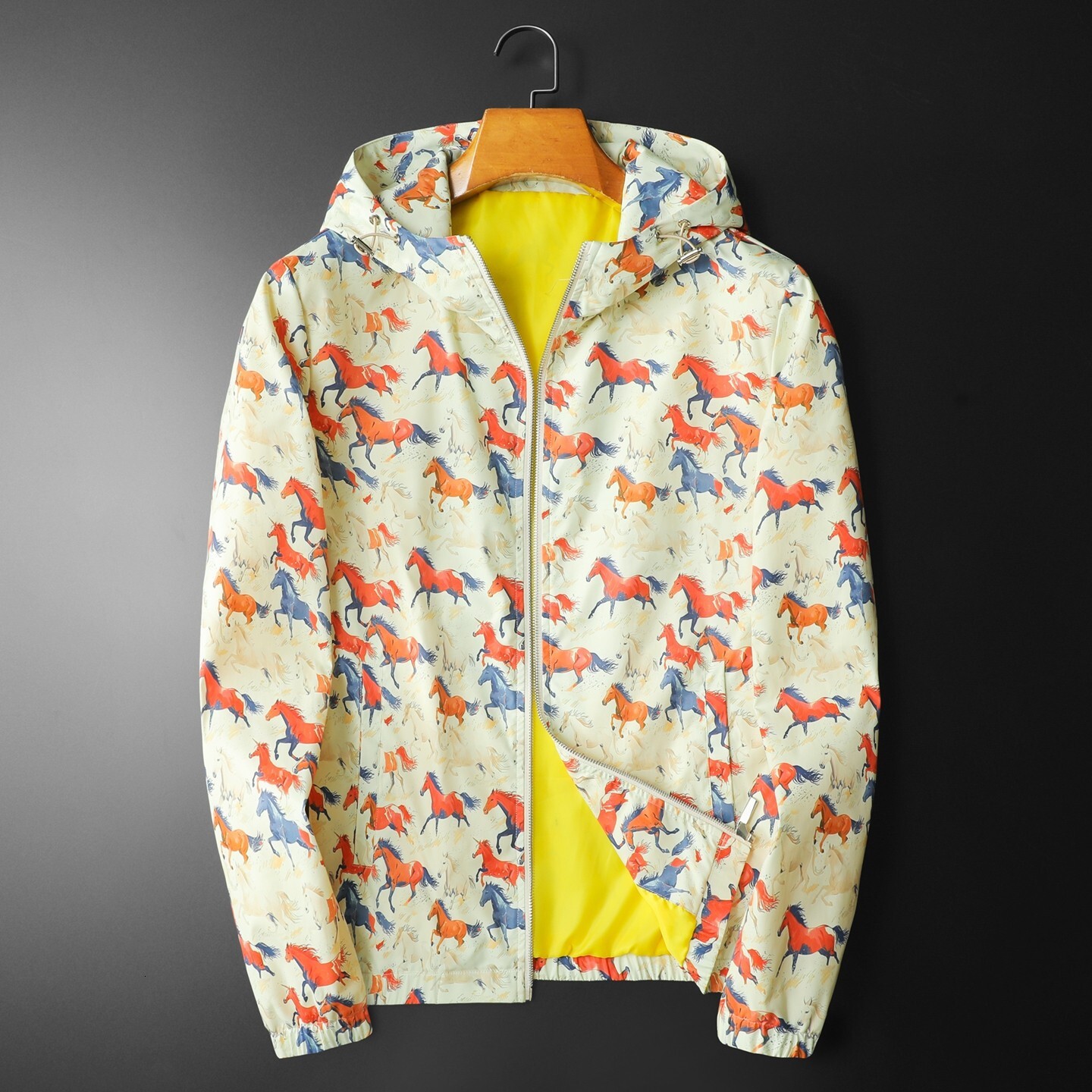 Hooded Fashion 2026 Spring/Autumn European Style Designer Men's Coat Direct from Manufacturer Trendy Jacket