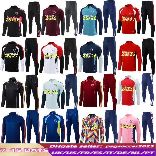 2026 2027 soccer tracksuitArsen football tracksuit training suit Men and kids 26 27 SAKA TIERNEY SMITH soccer tracksuit shirt maillot foot camiseta futbol