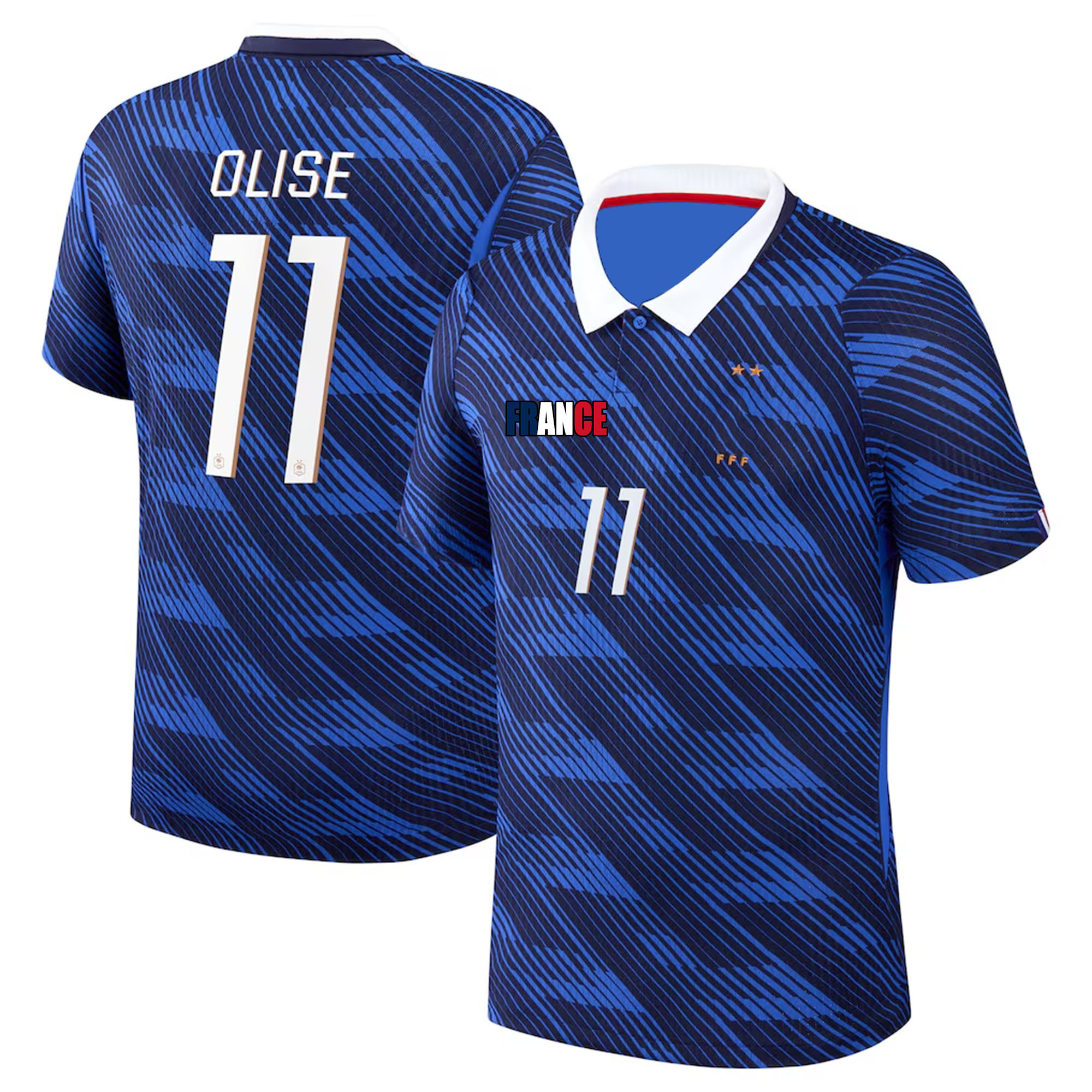 France Jersey Olise NO. 11 World Cup 2026 T shirt Franch National Team Sports T-shirt Jerseys Flag Football Stars Full Squad Home Man Woman Tshirt Uni