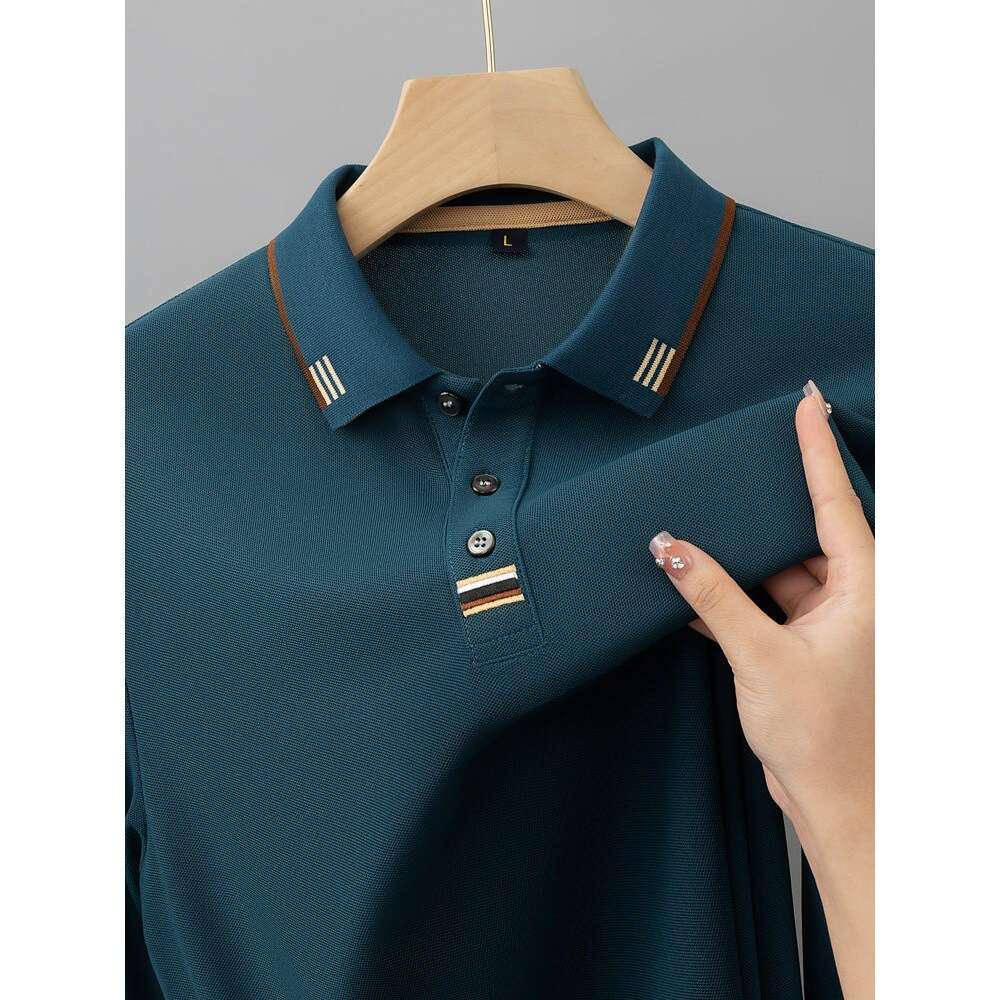 Designer 2026 Men's Short-sleeve T-shirt, New Cotton Summer Polo Shirt With A Collar, Red, Suitable For The Zodiac Year, Luxury Casual And Versat