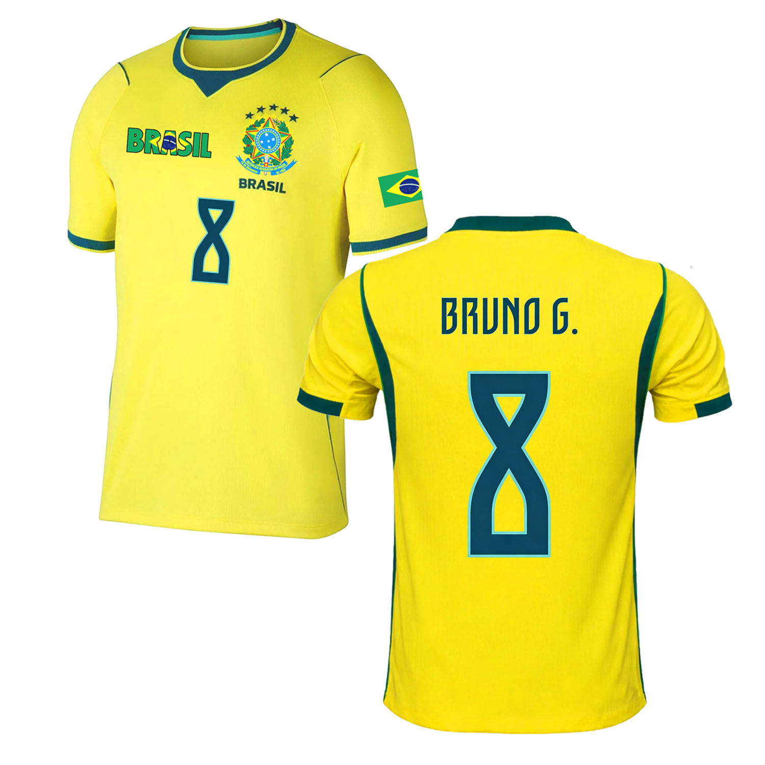 Brazil Jersey NO. 9 World Cup 2026 T shirt Brazilian National Team Sports T-shirt Jerseys Flag Football Stars Full Squad Home Man Woman Tshirt Unisex
