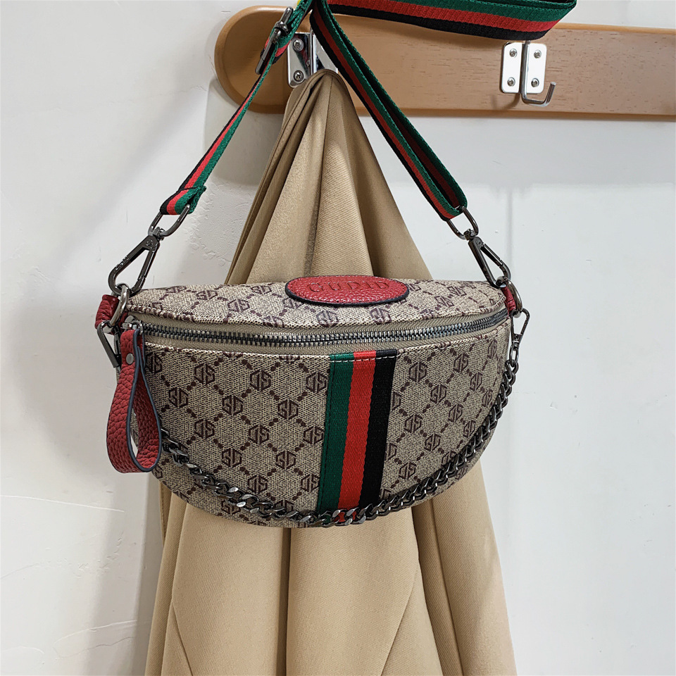 luxury bag 2026 New Fashion Casual Chest Bag for Women, Versatile Chain Top Handle Bag, Ins Viral Trendy Shoulder Crossbody Small Purse free shipping
