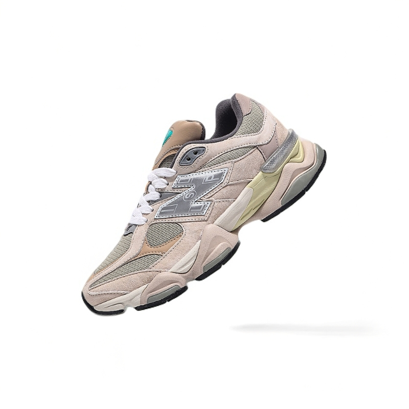 new Trendy Pastel Color Block Mesh Suede Chunky Sneakers Retro Streetwear Casual Shoes
