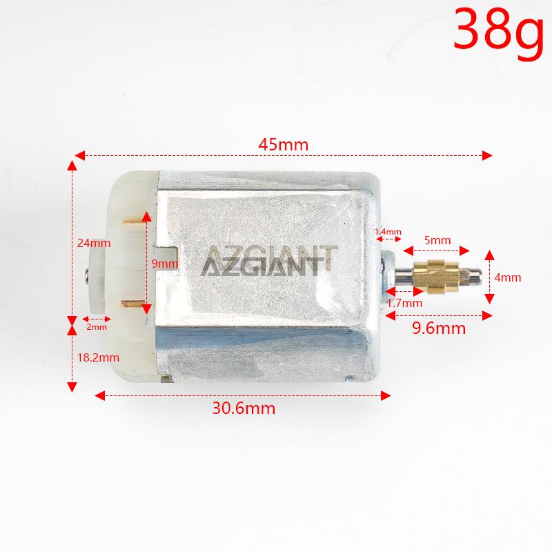 AZGIANT 10mm Brass Collar Shaft FC-280PT-22125 Car Door Lock Motor Mirror Motor For Mabuchi/Toyota Land Cruiser FJ100/Lexus LX470 Central Door Lock