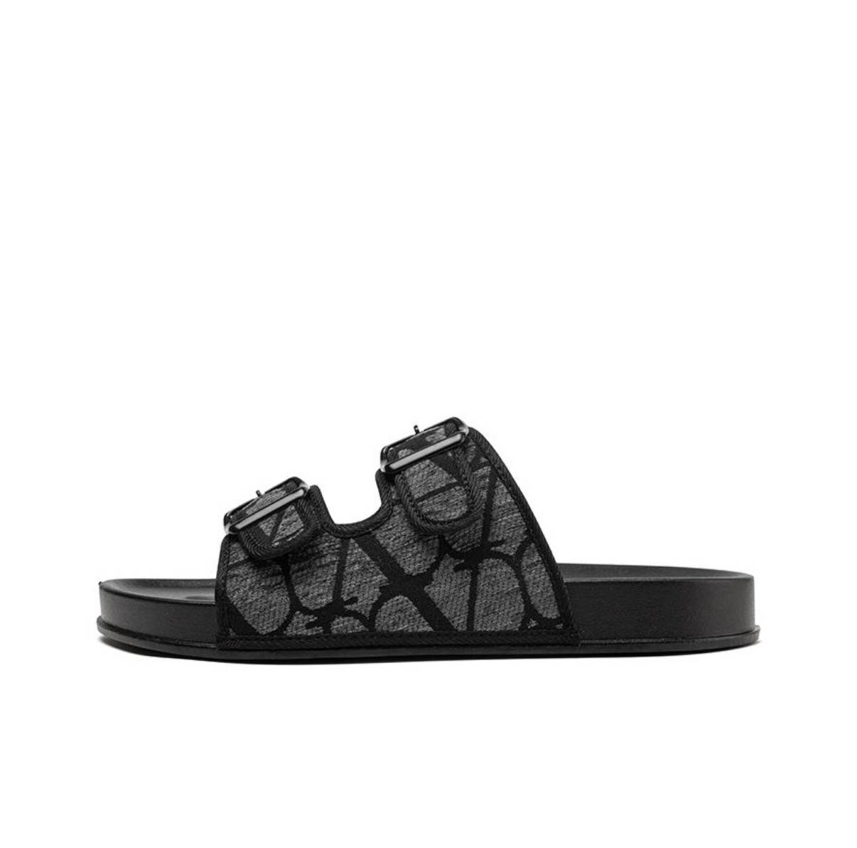 Fashion Women Men Designer Sandals Slides Lady Gentlemen Canvas style Model Slippers black khaki