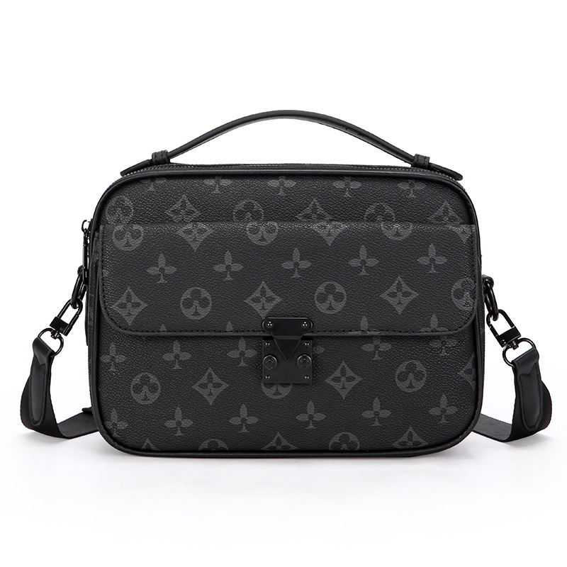 luxury designer bag 2026 Men's Trendy Messenger Bag for Business, Versatile Crossbody & Shoulder & Top Handle, Daily Commute Convenient