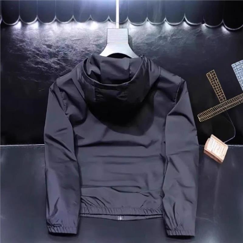 european style light luxury trendy designer tshirt simple mens hooded jacket polo spring and autumn new fashion hoodie mens outerwear - view 4