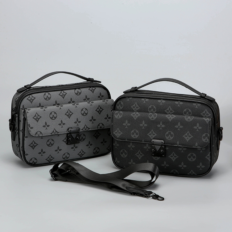 luxury designer bag 2026 Men's Trendy Messenger Bag for Business, Versatile Crossbody & Shoulder & Top Handle, Daily Commute Convenient