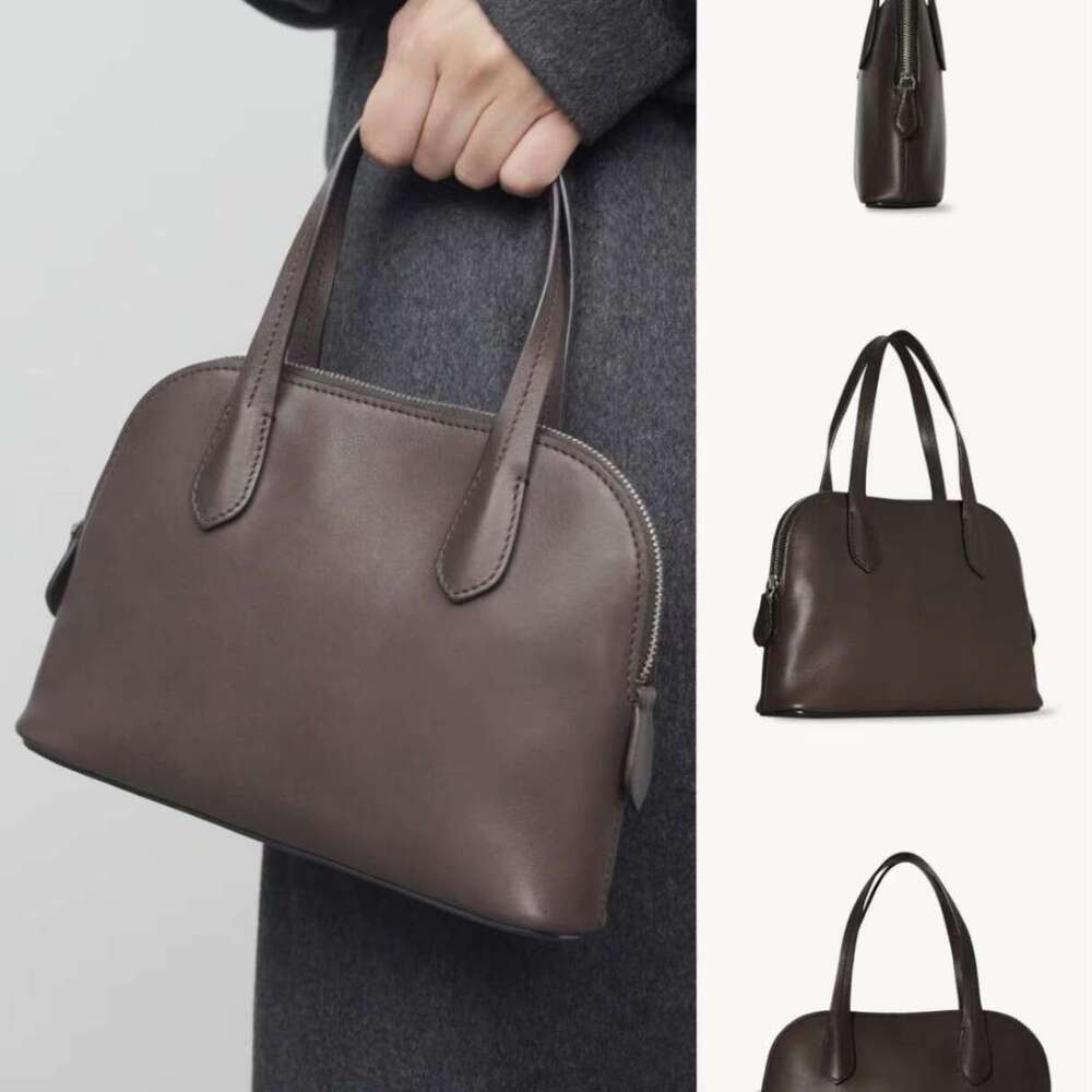 Cross Border Winter Ingrid Shell Genuine Leather Women S Row Cowhide Handbag Crossbody Shoulder Bag Simple And Versatile SENYY