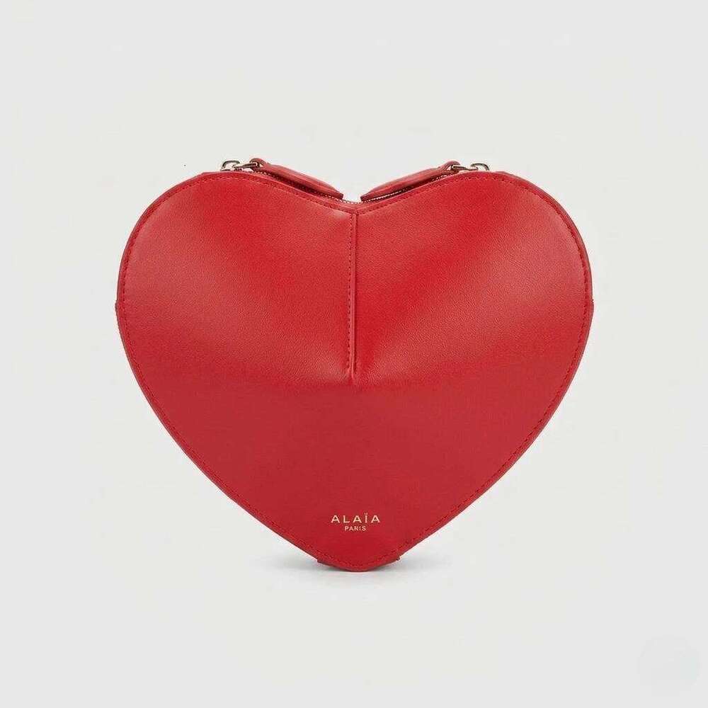 Red Shaped Crossbody For Women Cute Leather Shoulder Bag With Zipper Lining Compact Heart Purse Suotong260507 - view 5