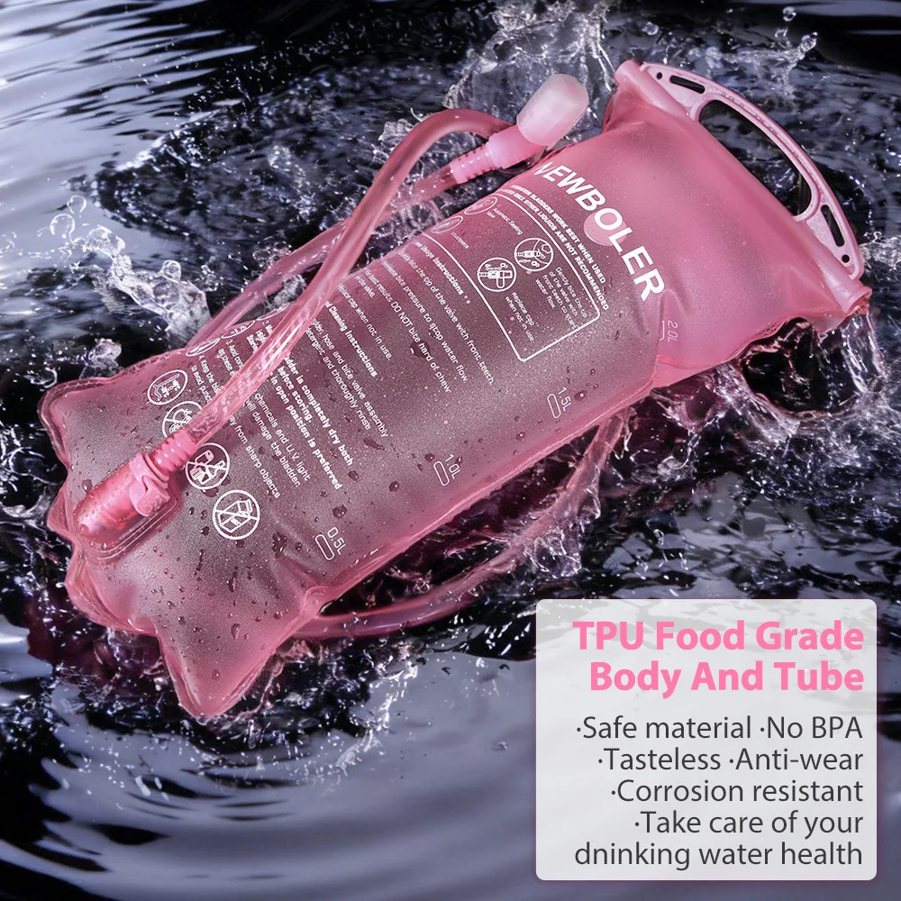 BOLER Outdoor Sport Camping Water Bladder Running Bike Soft Bottle Folding TPU Flask Bag 1L152L3L 260506