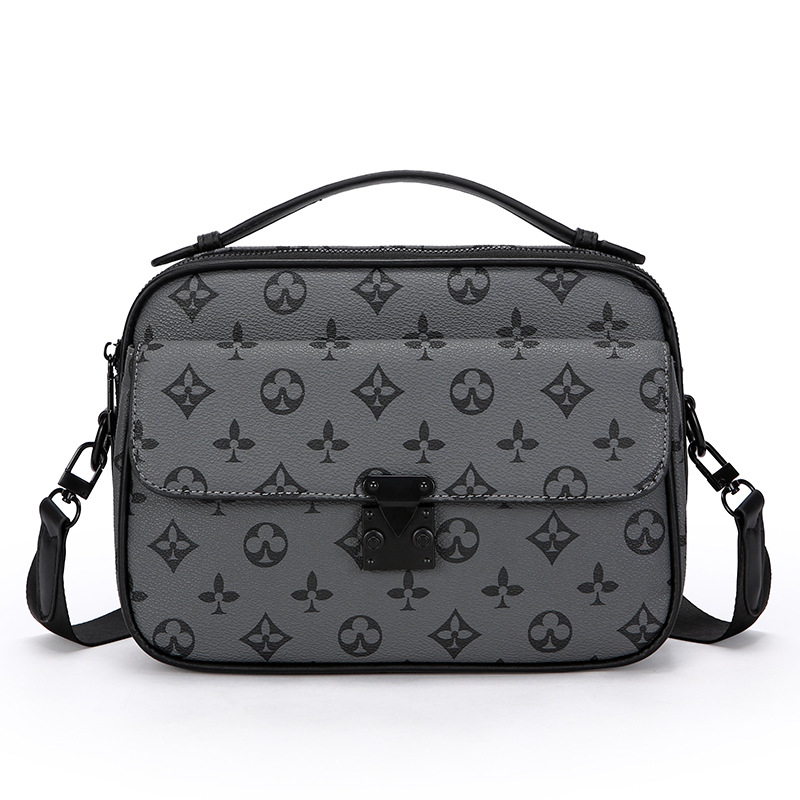 luxury designer bag 2026 Men's Trendy Messenger Bag for Business, Versatile Crossbody & Shoulder & Top Handle, Daily Commute Convenient