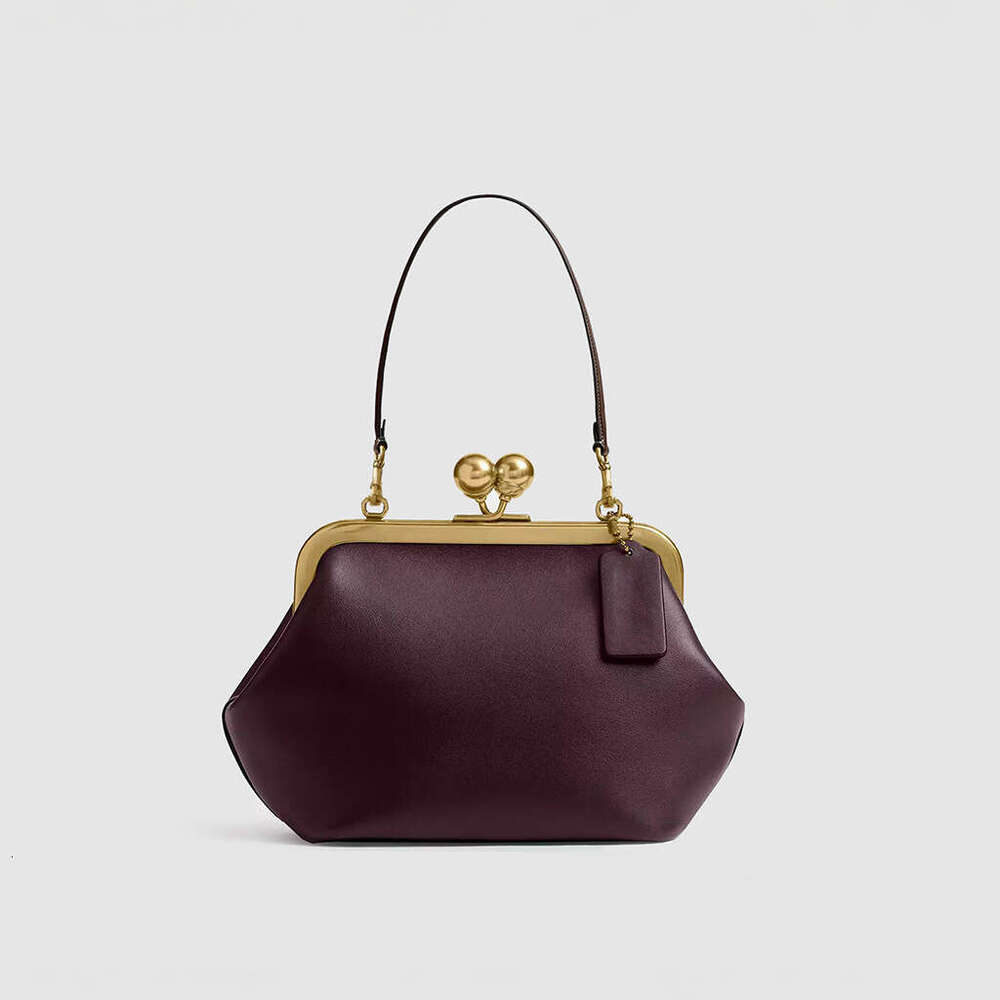 Vintage Small Kiss Lock Clip Clutch Runway Style Women S Shoulder Bag Shell Handbag Shoulder Bag Handbag Fashion Bag