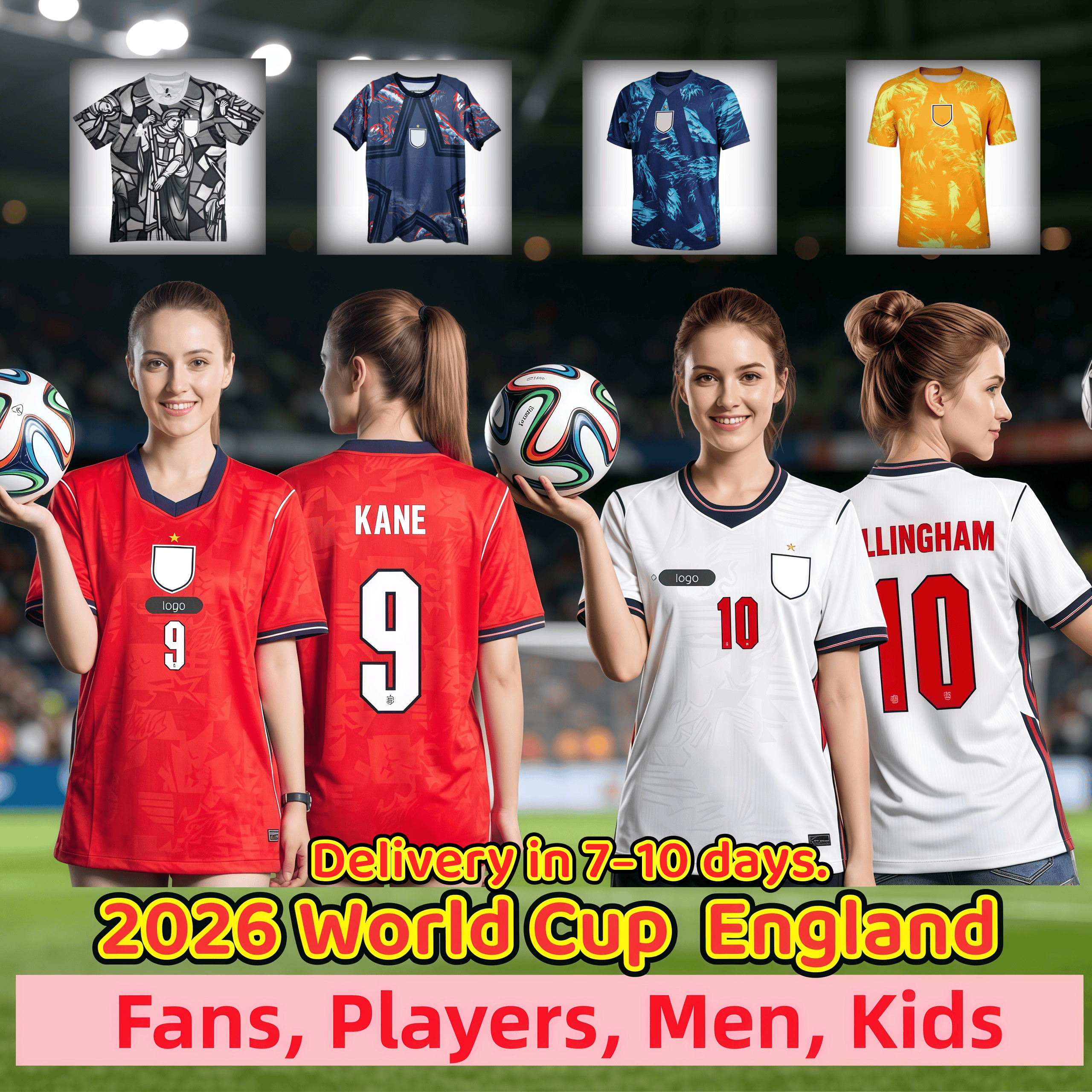 england world cup 2026 football shirt 26 27 KANE Bellingham SAKA england kit 26 27 Men Kids kit MAINOO BOWEN RICE FODEN GORDON TONEY PALMER PICKFORD Soccer Uniforms