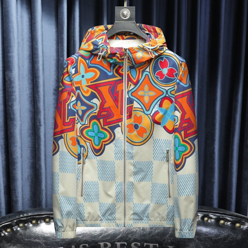 Luxury High-Street Hooded 2026 Spring/Autumn European Collection New Model Directly from Manufacturer Men's Jacket