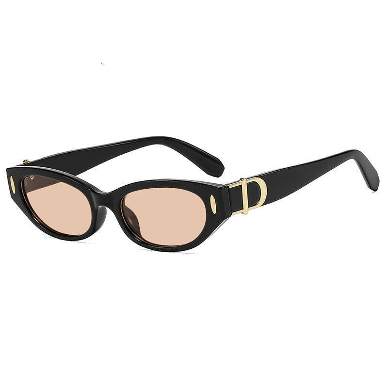 Luxury Sunglasses 2026 High-End Fashion Daily Rivet Small-Frame Cat-Eye 2025 New Model European And American Street Style Women's Versatile Trend