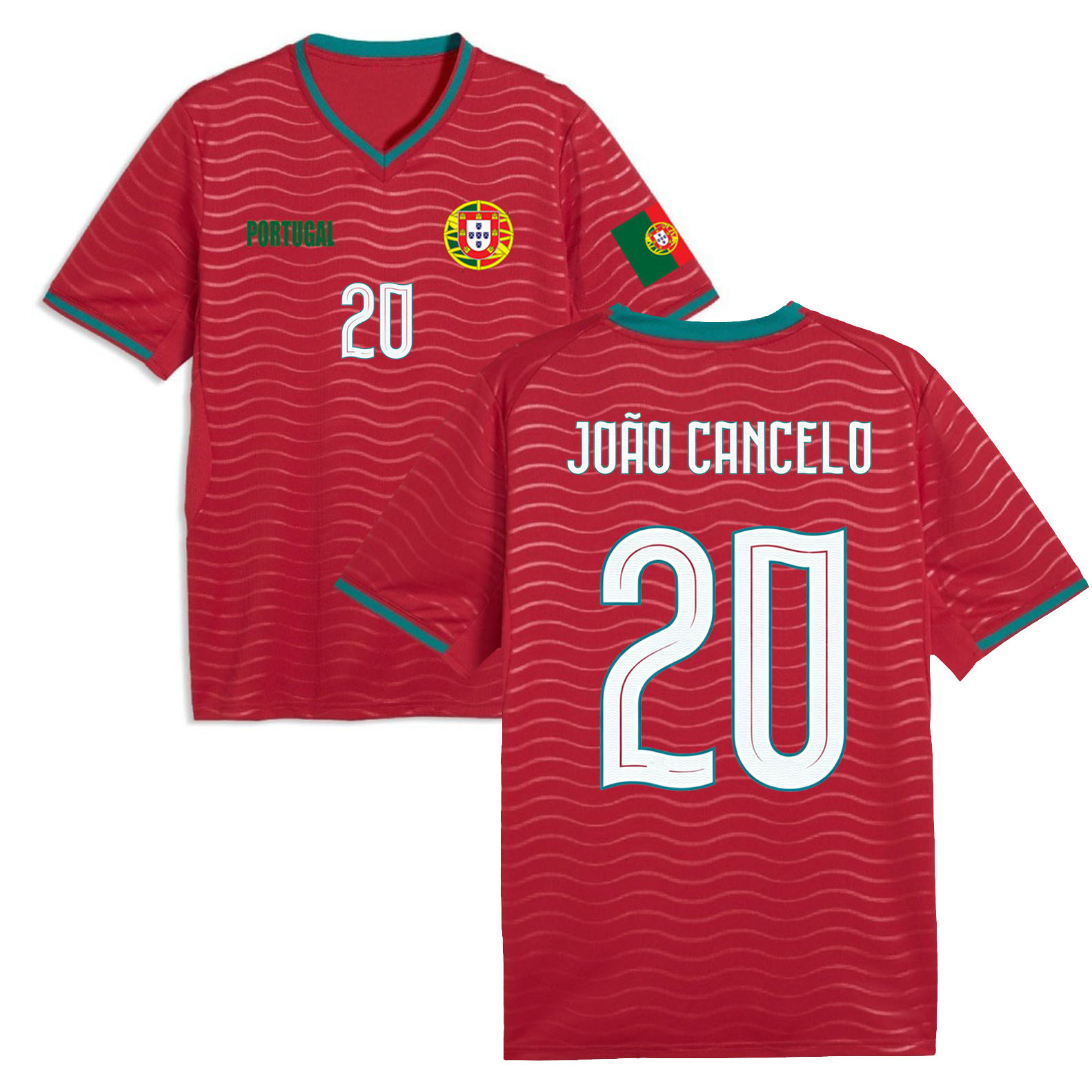 Portugal Jersey Joao Cancelo NO. 20 World Cup 2026 T shirt Portuguese National Team Sports T-shirt Jerseys Flag Football Stars Full Squad Home Man Wom