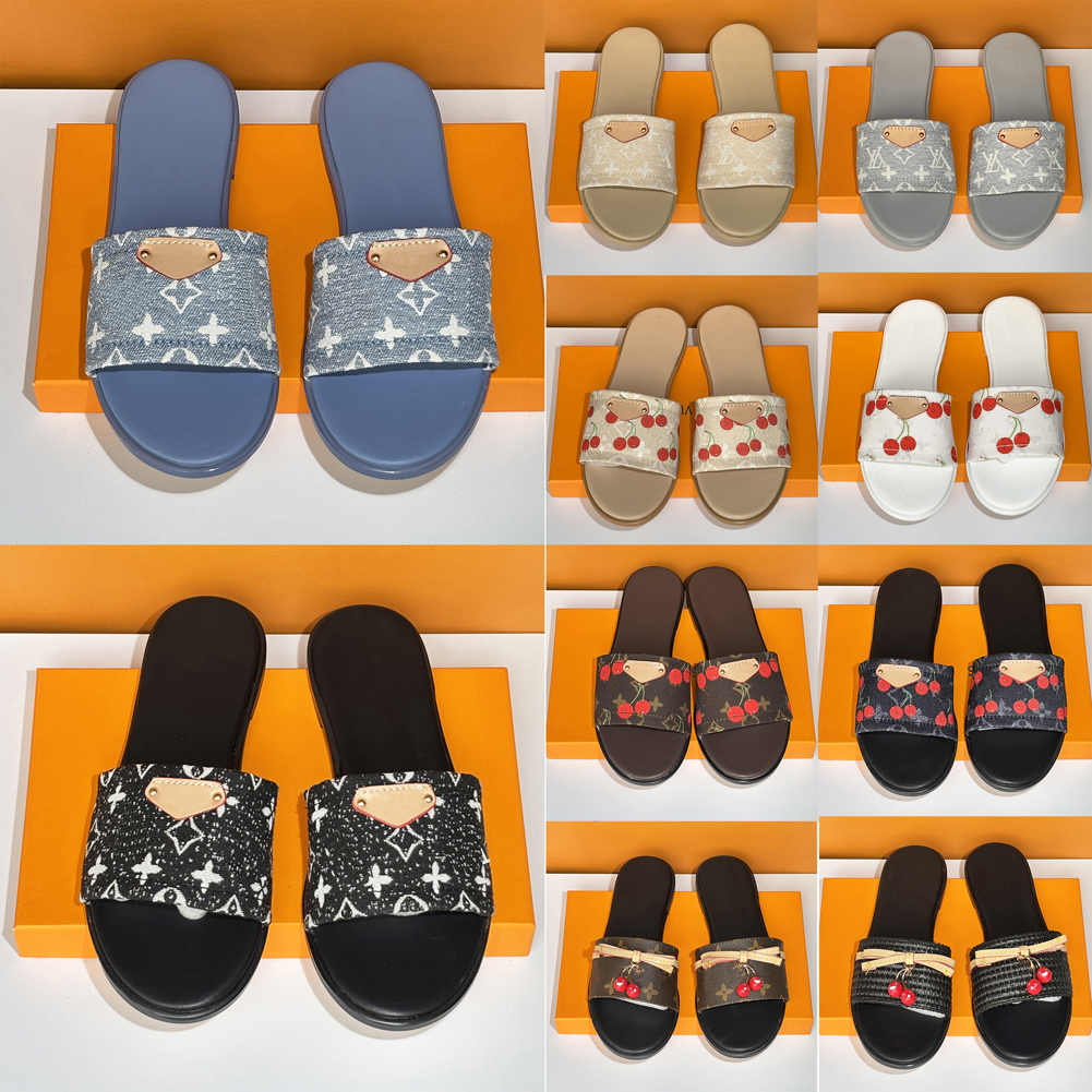 10A Designer sandals Womens slipper designer slides fashion Summer Beach Casual sandals Slippers luxury sandals Designer Slippers black white sandals AAA