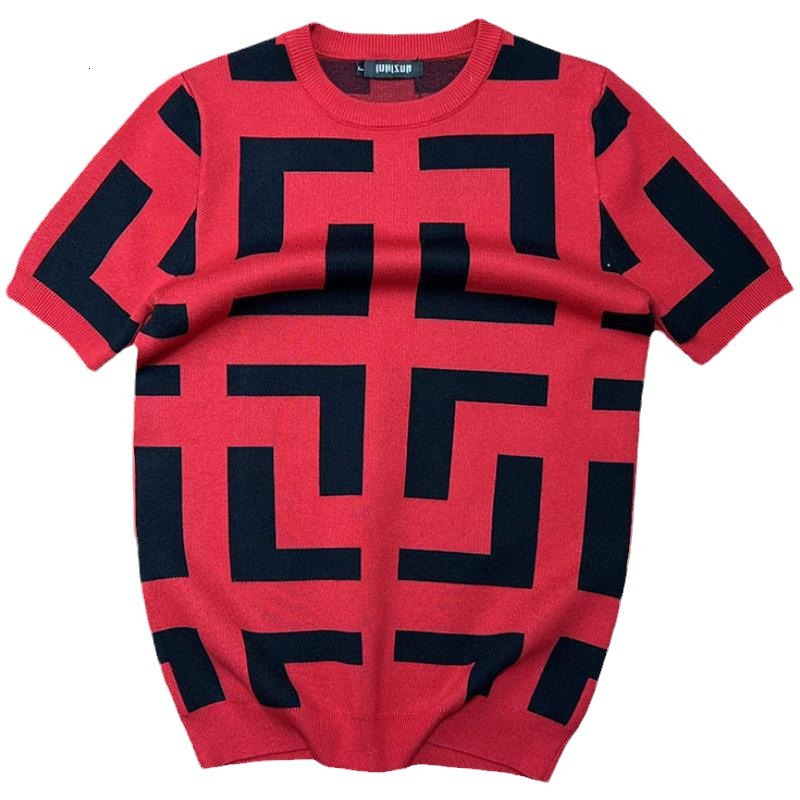 Men's T-Shirts Men's Tees Polos Faionable Retro Dyeing Round Pure Cotton Print T-irt Youth Casual Summer Top Trendy Home Casual Men's C