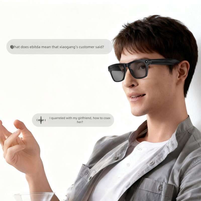 Famous Brand AI Smart Glasses With W Pixels Multi Functional For Photo Video Recording Translation Recognition Call Voice Control And Color Changing C