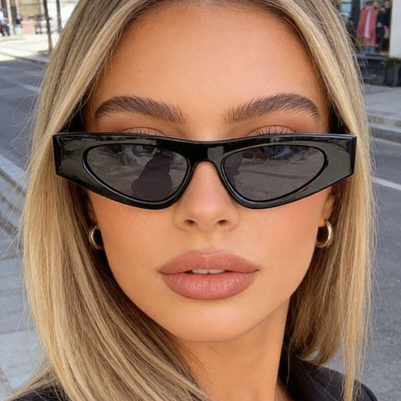 High-End Versatile Retro Cat-Eye Sunglasses Men Women, Perfect For Photoshoots And Styling Chunjinqiuli