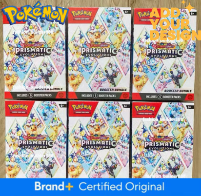 PTCG Pokemon SV8.5 Booster Bundle (US Version) - Prism Eevee (US Version) - Brand New and In Stock