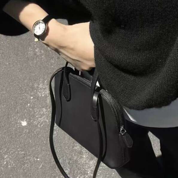Cross Border Winter Ingrid Shell Genuine Leather Women S Row Cowhide Handbag Crossbody Shoulder Bag Simple And Versatile SENYY