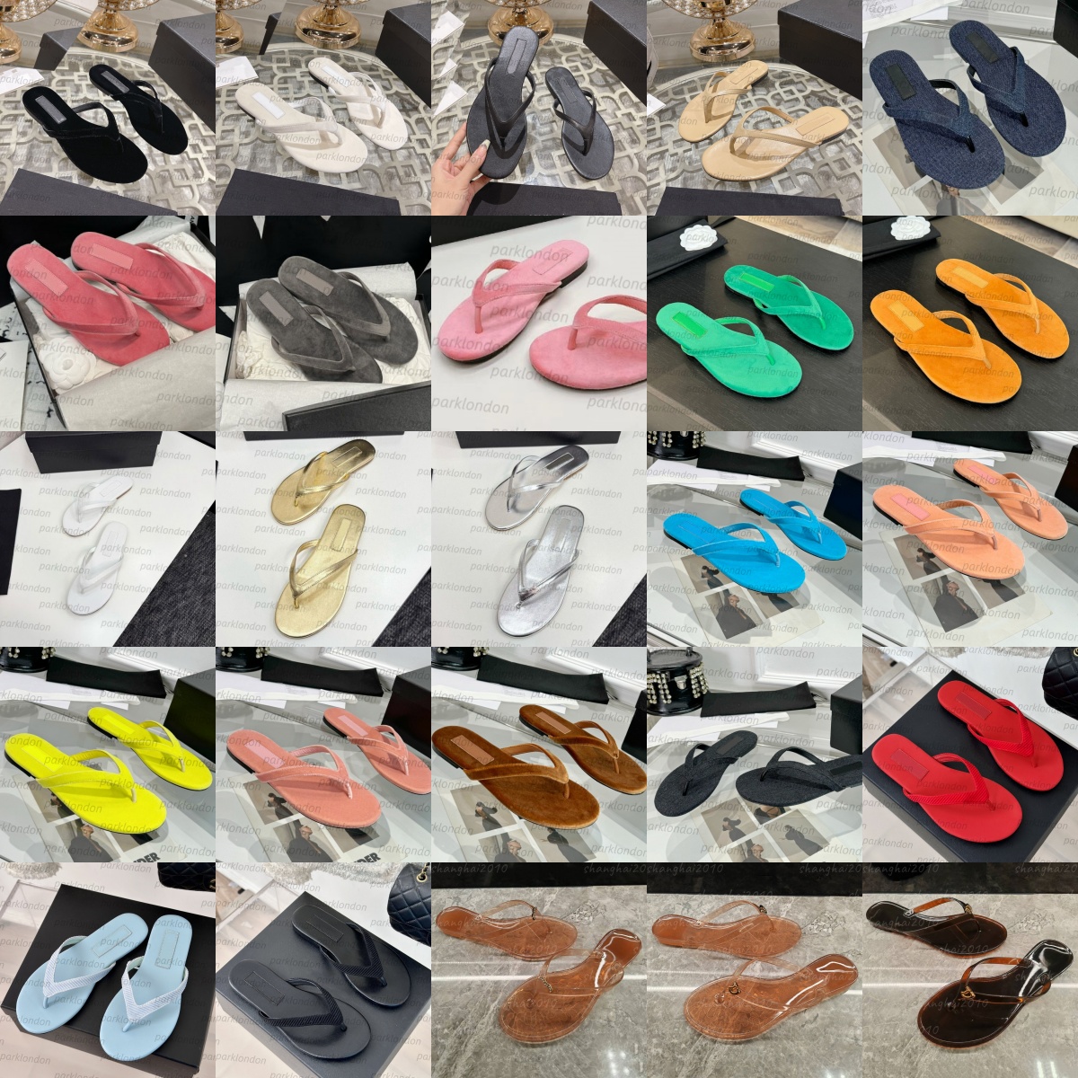 Women's Designer Sandals Fashion Slides Flowers Beach Slippers Embroidered Slides Casual Shoes Flip Flops 26184 34708