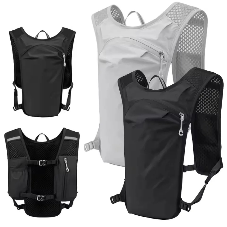 Breathable Hydration Vest Ultra-light Multiple Pocket Cycling Running Jogging Marathon Backpack Water Pack Backpack Climbing Bag 260506