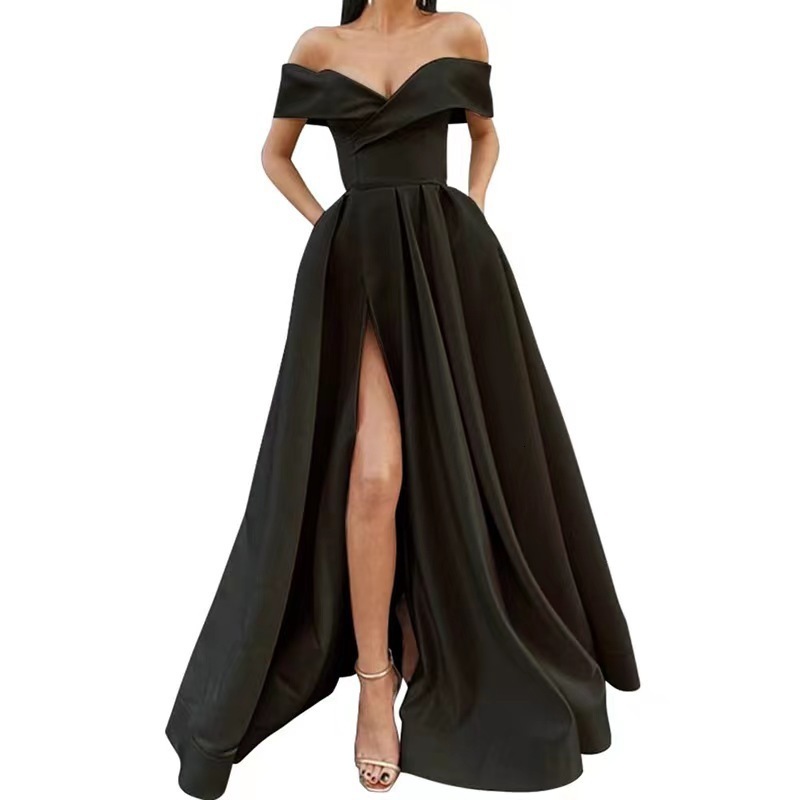Womens Dress 2025 New Summer Dress Deep V-neck Satin Multi-color Dress 260120 - view 8