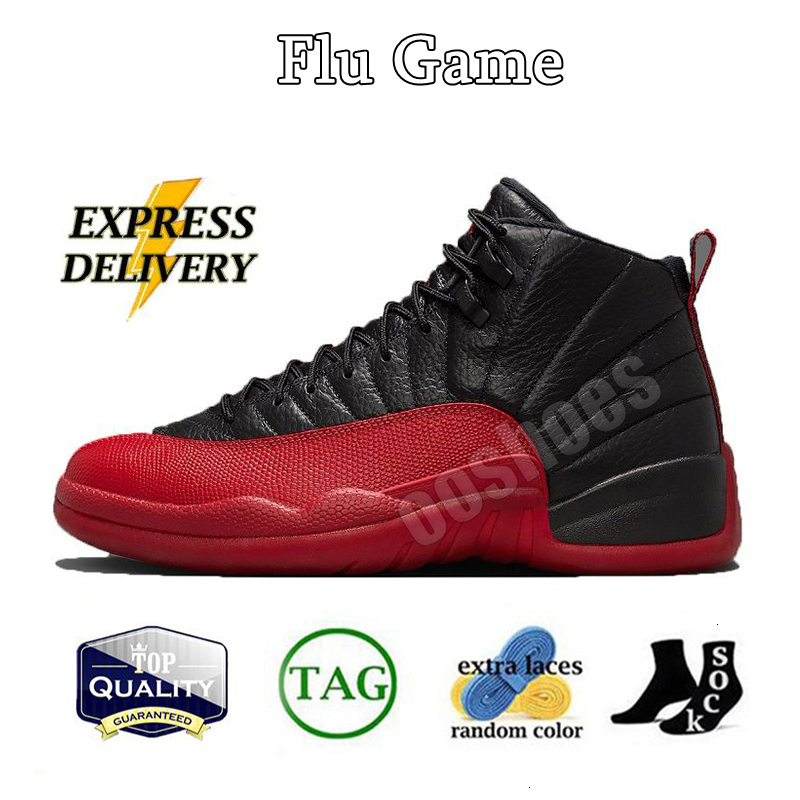 OG 12 Basketball Shoes 12s Designer Sneakers Flu Game French Blue Dark Grey AMM University Yellow Men Women XII Outdoor Sports Trainers With Size US13