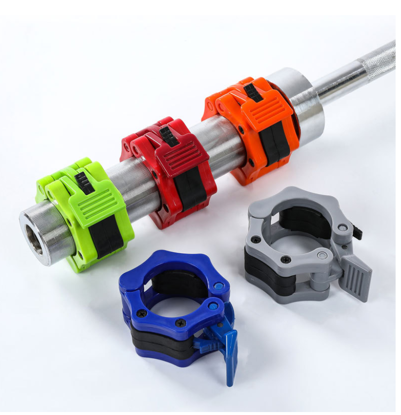 Wholesale clamp barbell standard bar Weight plates collar clips Weightlifting Fitness collar clamps 5cm barbell clamp