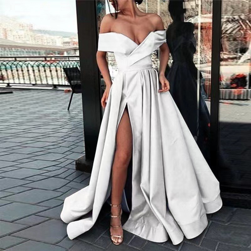 Womens Dress 2025 New Summer Dress Deep V-neck Satin Multi-color Dress 260120 - view 7