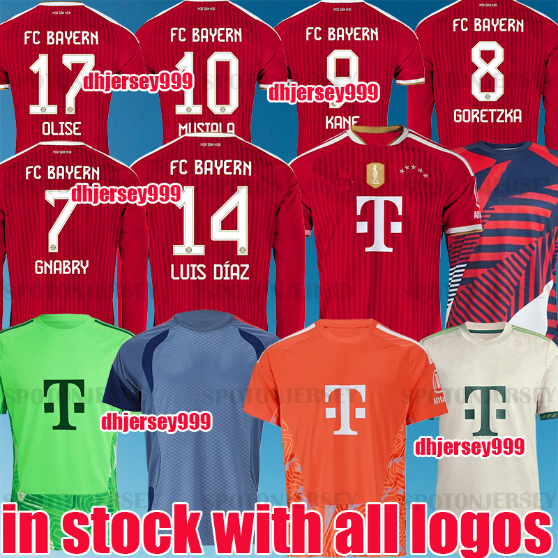 Bayern 26 27 Bayern munichen soccer jersey 25 26 27 football shirt MUSIALA GNABRY camisa de futebol KIMMICH Kit Neuer KANE OLISE 125th Beckenbauer LUIS DIAZ wiesn
