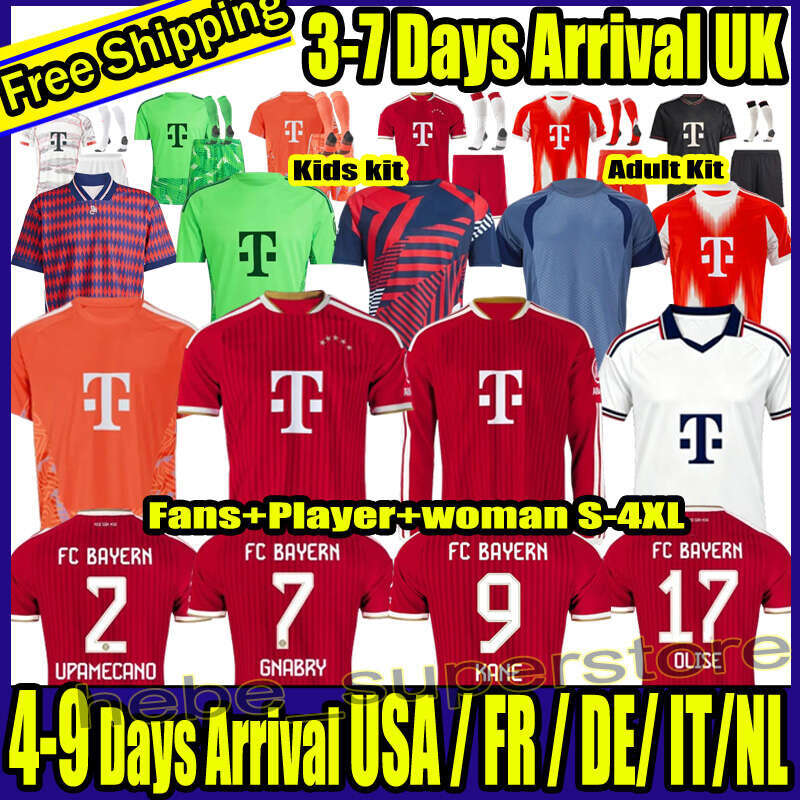 bayern 26 27 KANE soccer jerseyS SANE KIMMICH MUSIALA DAVIES Oktoberfest 125 TH Shirts 50th COMAN LAIMER TEL bayern jersey Home Oktoberfest GNABRY 25 26 27 Kit Kids Eq