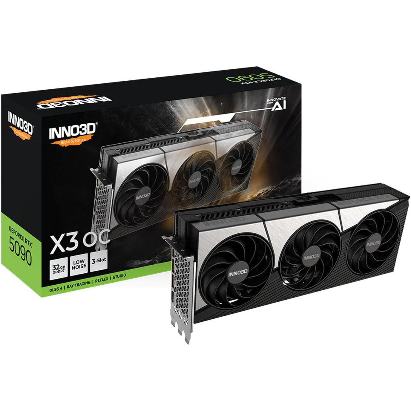Inno3D GeForce RTX 5090 X3 OC - 32GB GDDR7, HDMI, 3X DP