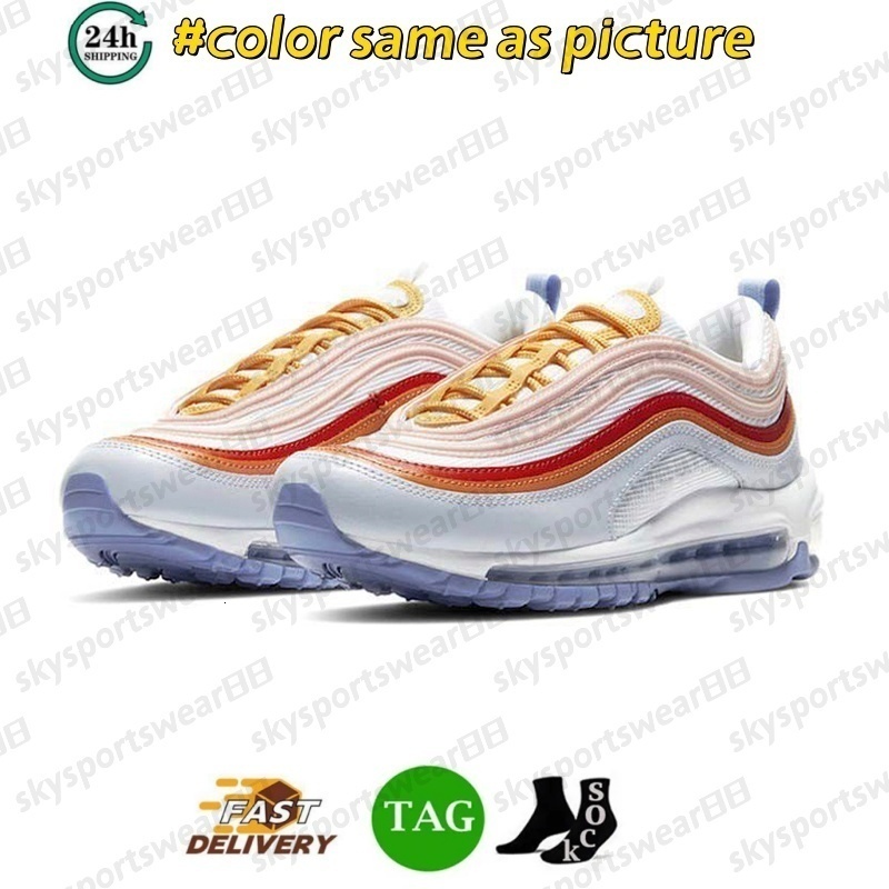2026 Designer Shoes 97 97s Running Shoes Men Women Triple Black White Sean Wotherspoon Silver Gold Bullet University Volt Mens Outdoors Trainers Sneak