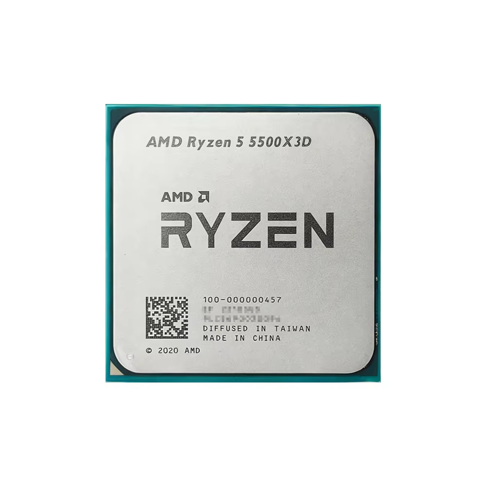 AMD Ryzen 5 5500X3D 6-Core, 12-Thread Desktop Processor - 3D V-Cache Tech, Up to 4.2 GHz, Socket AM4 - High-Performance Gaming