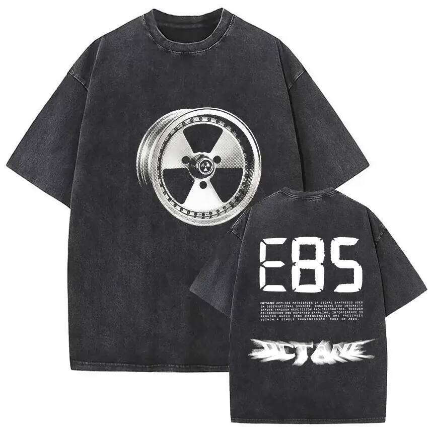 Rapper Don Toliver Octane Tour Album 2026 Vintage Washed Graphics T Shirts Men's Hip Hop Gothic Short Sleeve T-shirts Streetwear 26L 26L0507