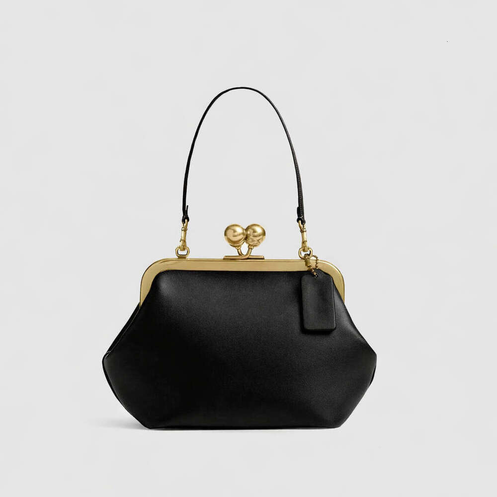 Vintage Small Kiss Lock Clip Clutch Runway Style Women S Shoulder Bag Shell Handbag Shoulder Bag Handbag Fashion Bag