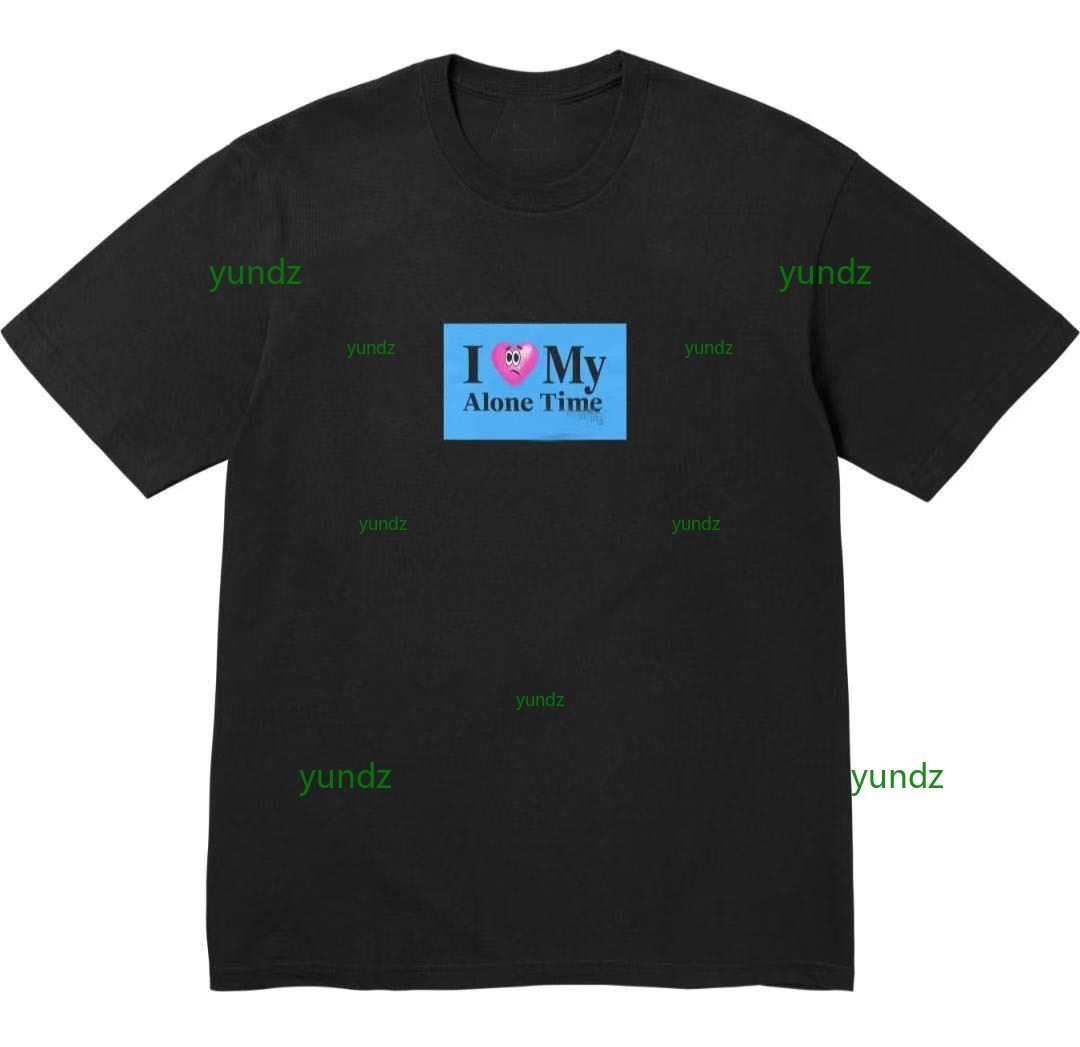 SS26 ALONE TIME TEE Summer Outdoor t Shirts Short Sleeve Men Women Fashion Shirt