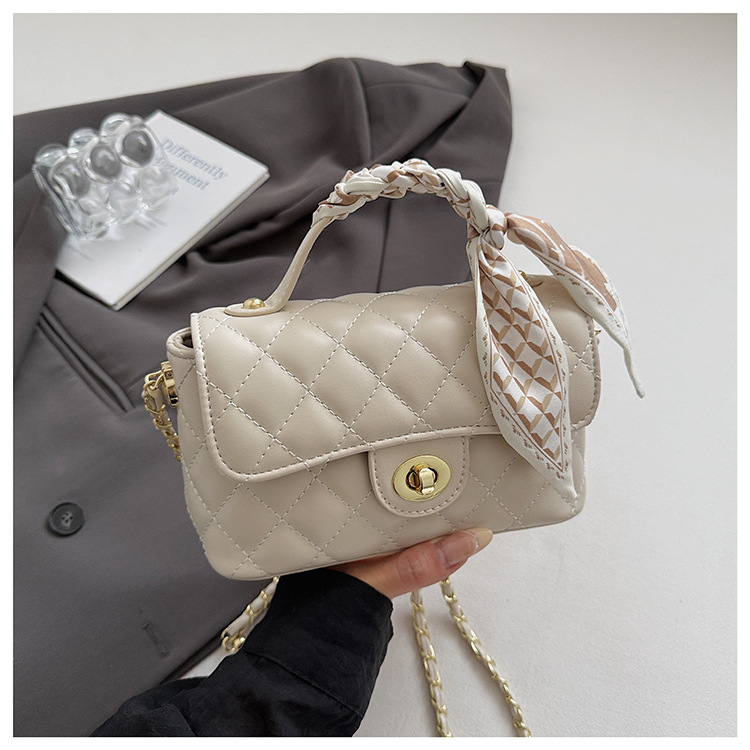 designer bag 2026 Summer New Women's Embroidered Quilted Chain Bag, Minimalist Shoulder Crossbody Handbag free shipping