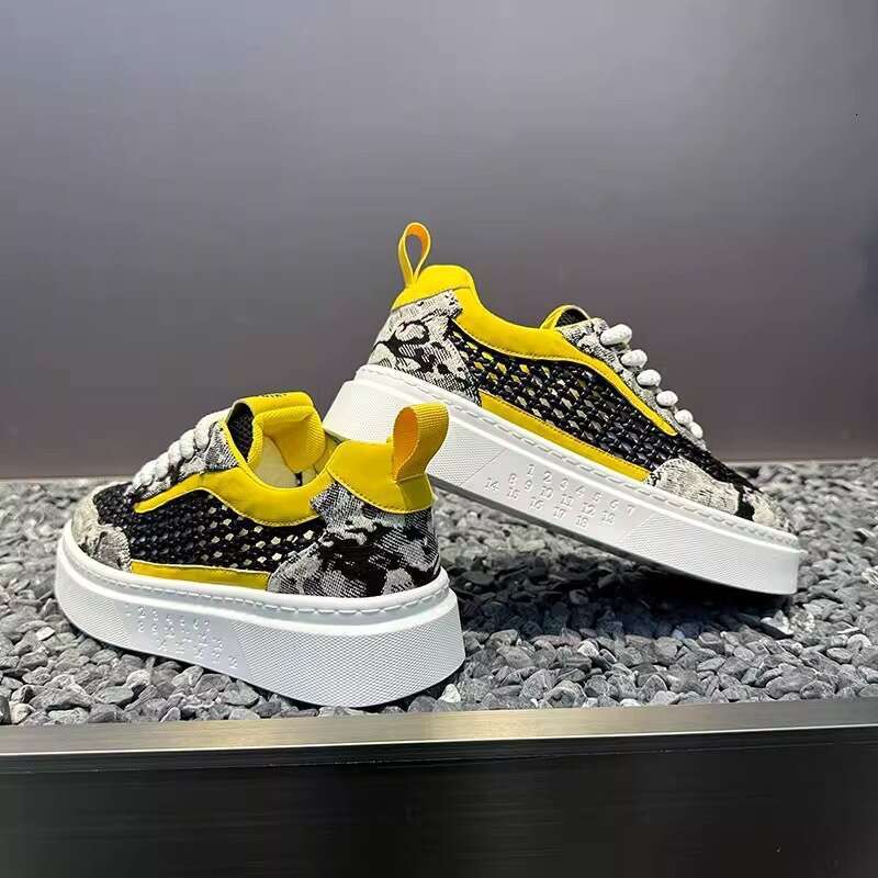 2026 Summer New Breathable Mesh Thick-Soled Sneakers Comfortable Versatile Sports Casual Trendy Men's Shoes