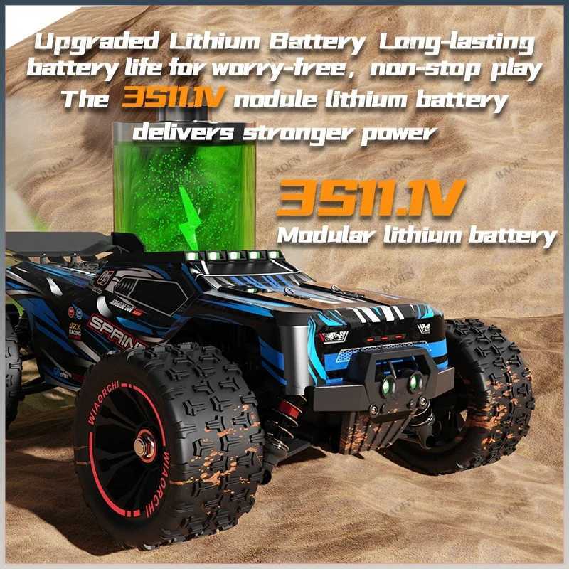 9522PRO 85KM/H High Speed RC Car Brushless 4WD Off-Road Drift Remote Control Car 116 Professional Racing Cars SCY16101 16102T260507 - view 4