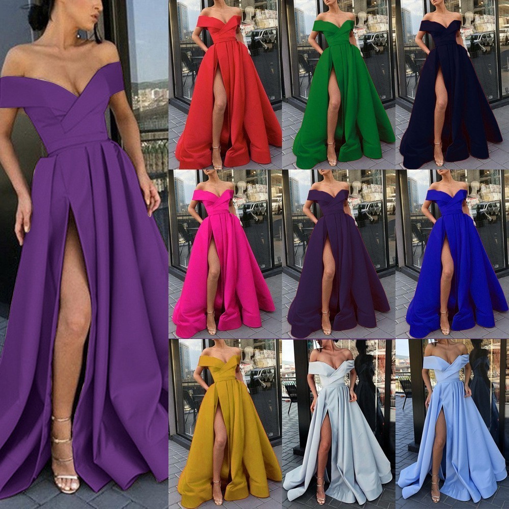 Womens Dress 2025 New Summer Dress Deep V-neck Satin Multi-color Dress 260120 - view 4